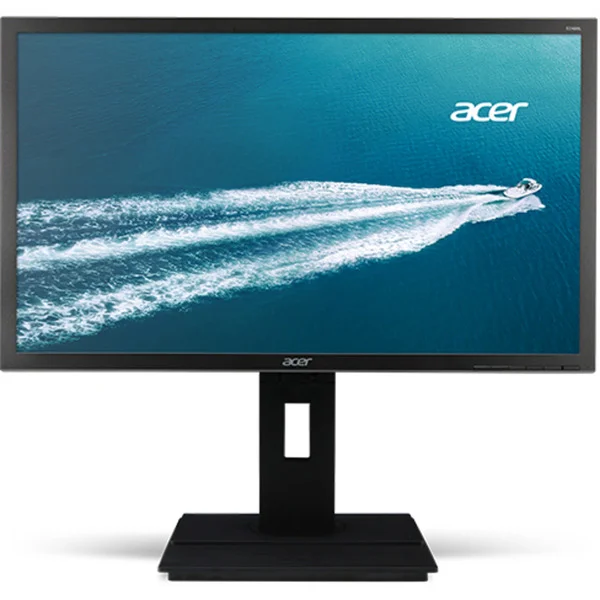 Acer B246HL Generalüberholt, LED-Monitor (61 cm (24 Zoll), dunkelgrau, FullHD, TN, DVI-D, VGA, Sound, Pivot)
