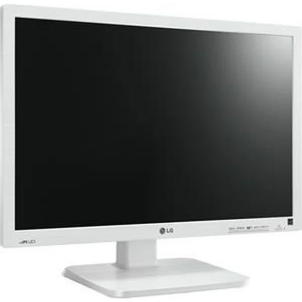 LG 24MB65PY-W Generalüberholt, LED-Monitor (60.96 cm (24 Zoll), hellgrau, WUXGA, IPS, DP, DVI-D (HDCP), USB, Pivot)