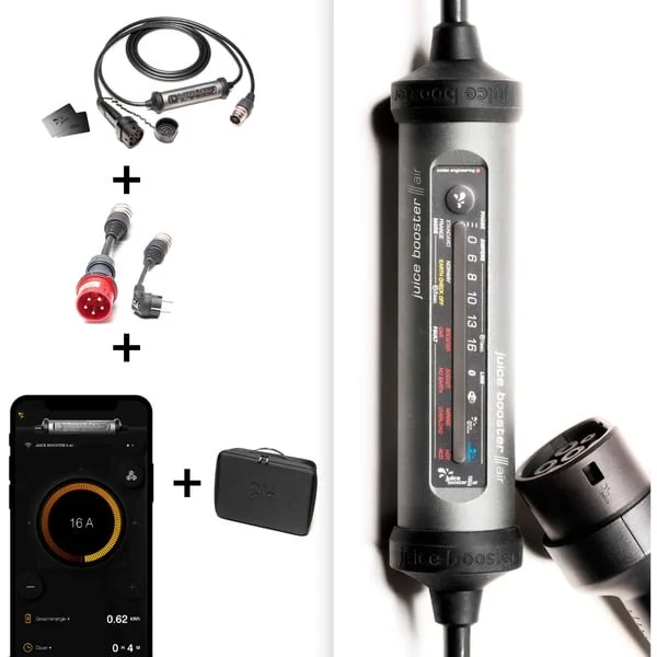Juice Technology JUICE BOOSTER 3 air Country EU Basic Set, Wallbox (anthrazit/schwarz, 1,4 - 11 kW, 3,1 Meter Kabel)