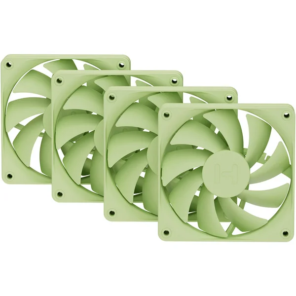 HYTE FA12, Gehäuselüfter (hellgrün, 4er Pack, 120 mm)