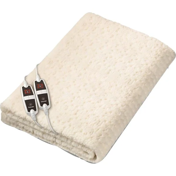 Beurer Doppel-Wärmeunterbett UB 56 Teddy Double (beige, 160 x 150 cm)
