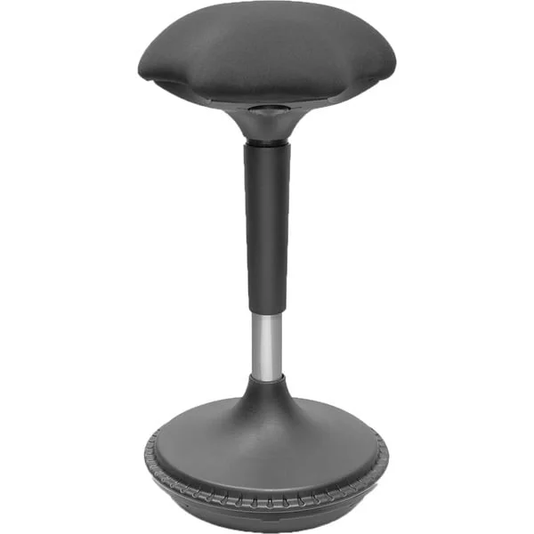 Digitus Ergonomischer Büro-Hocker / Stehhilfe DA-90422, Stuhl (schwarz, höhenverstellbar, für mehr Dynamik beim Sitzen / Stehen)