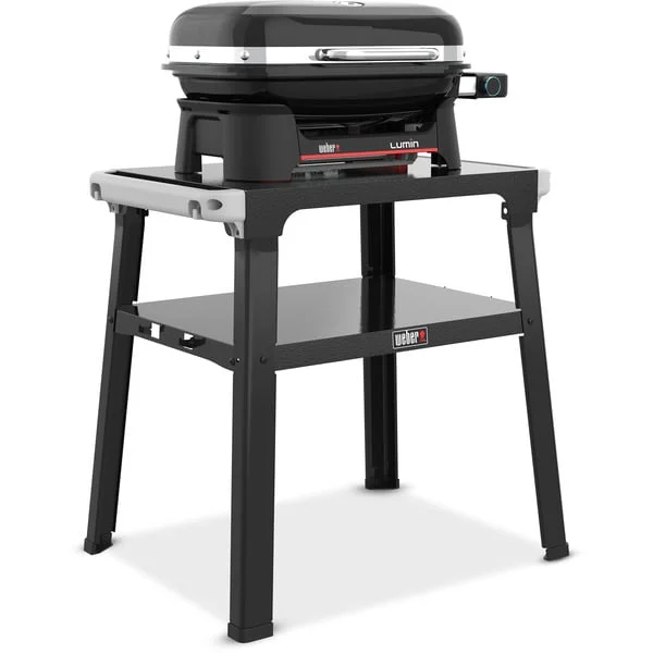Weber LUMIN Compact Elektrogrill mit Stand (schwarz, 2.300 Watt, Modell 2026)