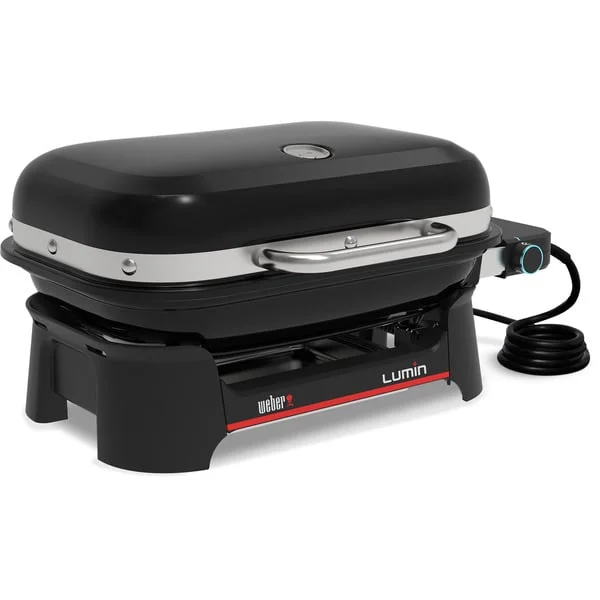 Weber LUMIN Compact Elektrogrill (schwarz, 2.300 Watt, Modell 2026)