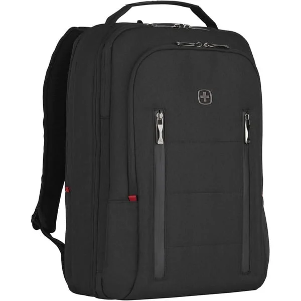 Wenger City Traveler , Rucksack (schwarz, bis 40,6 cm (16"))