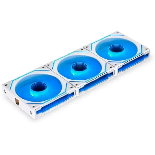 Lian Li UNI FAN SL-INF 120 RGB, Gehäuselüfter (weiß, 3er Pack inkl. Controller, 120 mm)