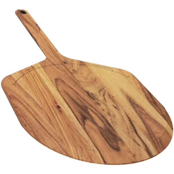 Gozney Akazienholz Pizzaschieber & Servierbrett M, 12", Schneidebrett (für Pizzen bis ca. Ø 30cm)