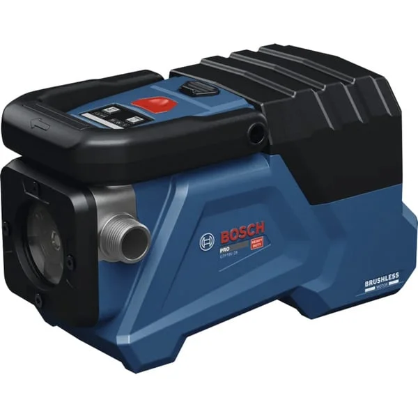 Bosch Professional Akku-Förderpumpe GTP 18V-28 solo, 18Volt (blau/schwarz, ohne Akku und Ladegerät, für sauberes Wasser)