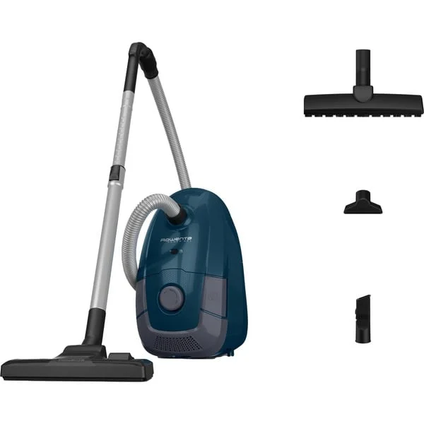 Rowenta Power XXL Parkett RO3126, Bodenstaubsauger (blau/grau)