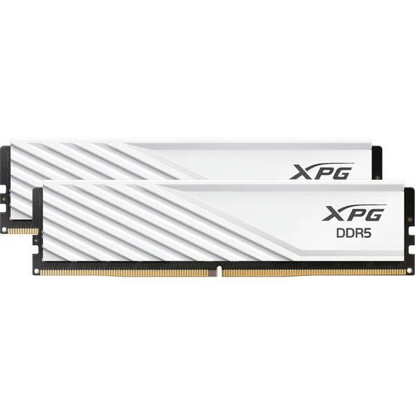 ADATA DIMM 32 GB DDR5-6000 (2x 16 GB) Dual-Kit, Arbeitsspeicher (weiß, AX5U6000C2816G-DTLABWH, XPG Lancer Blade, INTEL XMP, AMD EXPO)