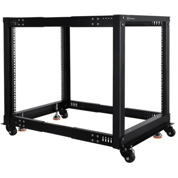 Alphacool ES 19" Open Frame Serverrack , Rack, Server-Gehäuse (schwarz, 12 Höheneinheiten)
