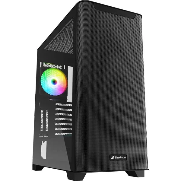 Sharkoon M30 RGB, Tower-Gehäuse (schwarz, Gehärtetes Glas)