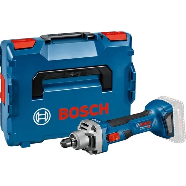 Bosch Professional Akku-Geradschleifer GGS 18V-20 Professional solo (blau/schwarz, ohne Akku und Ladegerät, in L-BOXX)