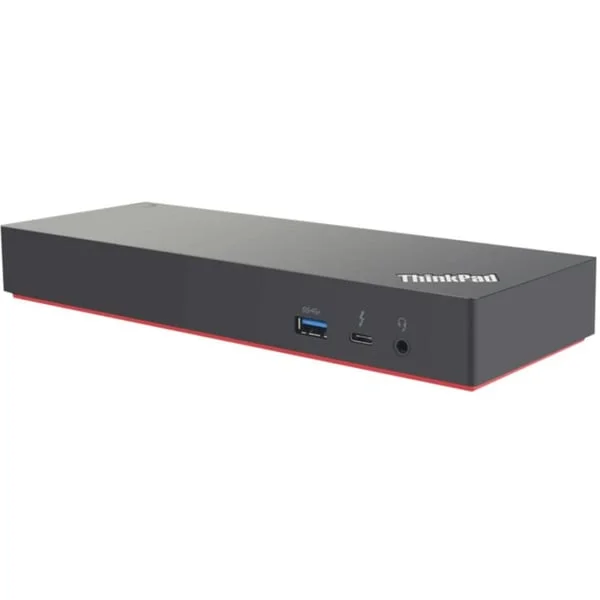 Lenovo Thunderbolt 3 Dock Gen 2 Generalüberholt, Dockingstation (schwarz, HDMI, DisplayPort, USB, Thunderbolt 3)