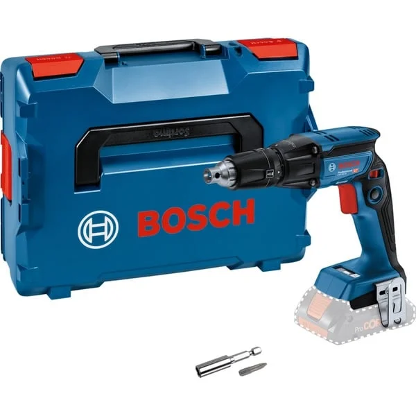 Bosch Professional Akku-Trockenbauschrauber GTB 18V-45 Professional solo (blau/schwarz, ohne Akku und Ladegerät, in L-BOXX)