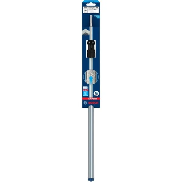 Bosch Professional EXPERT Hammerbohrer SDS Clean plus-8X, Ø 18mm (Arbeitslänge 400mm, Saugbohrer)