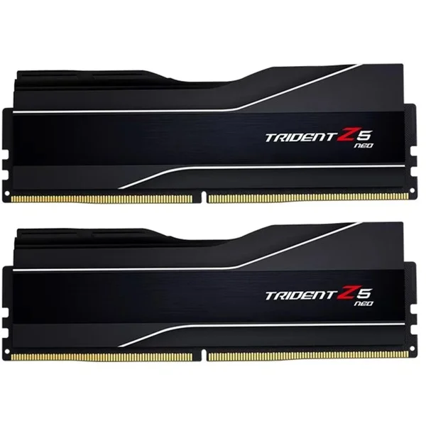 G.Skill DIMM 64 GB DDR5-6000 (2x 32 GB) Dual-Kit, Arbeitsspeicher (schwarz, F5-6000J3238G32GX2-TZ5N, Trident Z5 NEO, AMD EXPO)