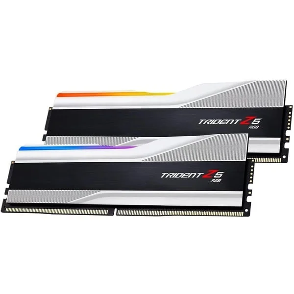 G.Skill DIMM 32 GB DDR5-7200 (2x 16 GB) Dual-Kit, Arbeitsspeicher (silber, F5-7200J3445G16GX2-TZ5RS, Trident Z5 RGB, INTEL XMP)