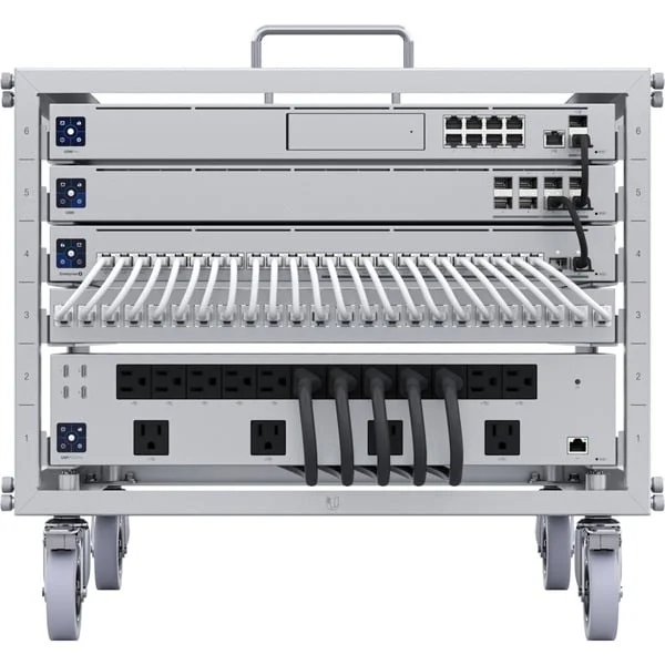 Ubiquiti Unifi Toolless Mini Rack U-Rack-6U-TL, IT-Schrank (silber, 6 Einheiten)