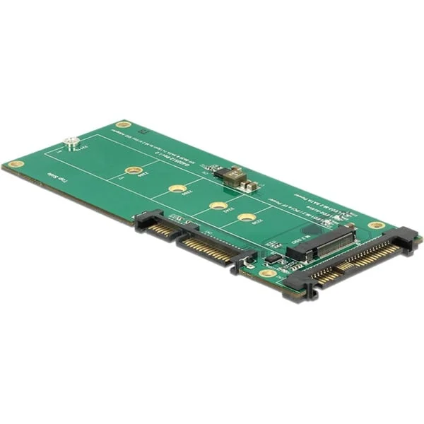 DeLOCK Konverter U.2 SFF>SATA /M.2 22P (mit M.2 Key M Slot)