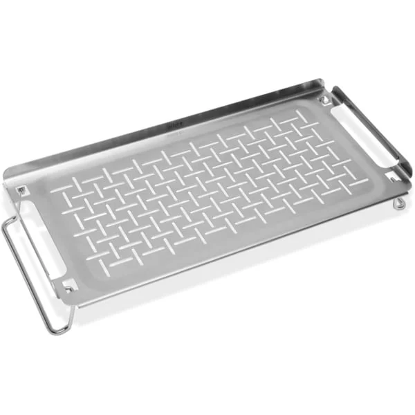 Weber Grillplatten-Warmhalterost, Grillrost (edelstahl, zur Nutzung auf Grillplatten)