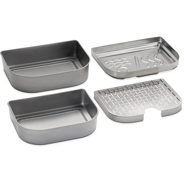 Weber Multifunktions-Erweiterungs-Set für Lumin, Grillrost (edelstahl, 4-teilig)