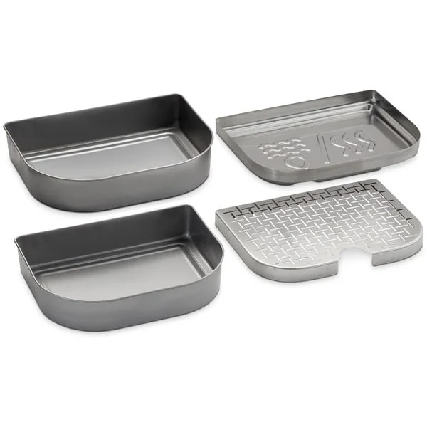 Weber Multifunktions-Erweiterungs-Set für Lumin Compact, Grillrost (edelstahl, 4-teilig)