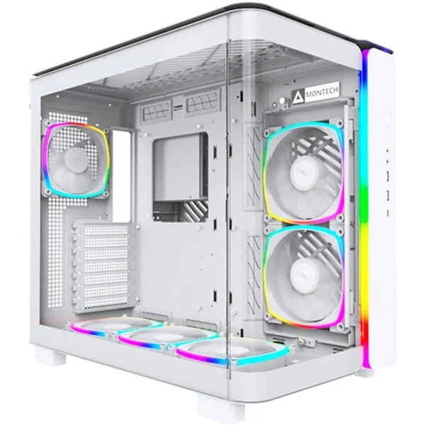 Montech KING 95 PRO, Tower-Gehäuse (weiß, Tempered Glass x 2)