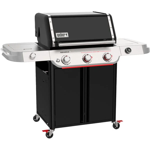 Weber Gasgrill Genesis E-335W (schwarz/edelstahl, 18,76 kW, mit Sear Zone und Seitenkocher, Modell 2026)