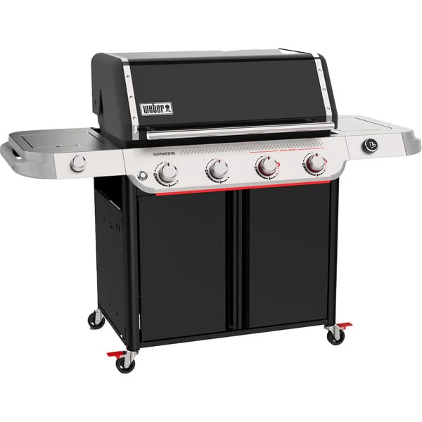 Weber Gasgrill Genesis E-435W (schwarz/edelstahl, 21,1 kW, mit Sear Zone und Seitenkocher, Modell 2026)