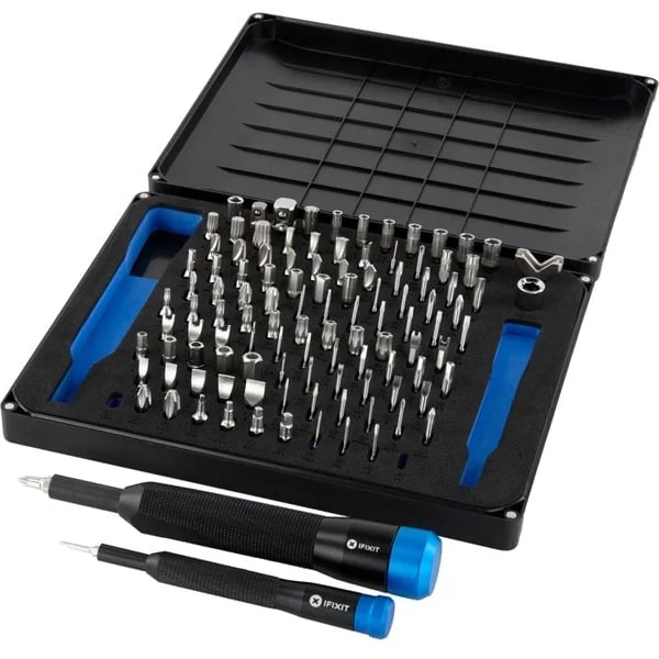 iFixit Manta Precision Bit-Satz (schwarz/blau, 114-teilig)
