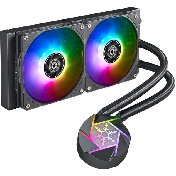 SilverStone VIDA 240 SLIM 240mm, Wasserkühlung (schwarz)