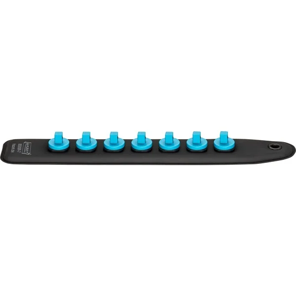 Hazet SmartRail 1/4" 850SR-7, leer, Steckschlüssel (schwarz, 7 Aufnahmen für 1/4" Stecknüsse)