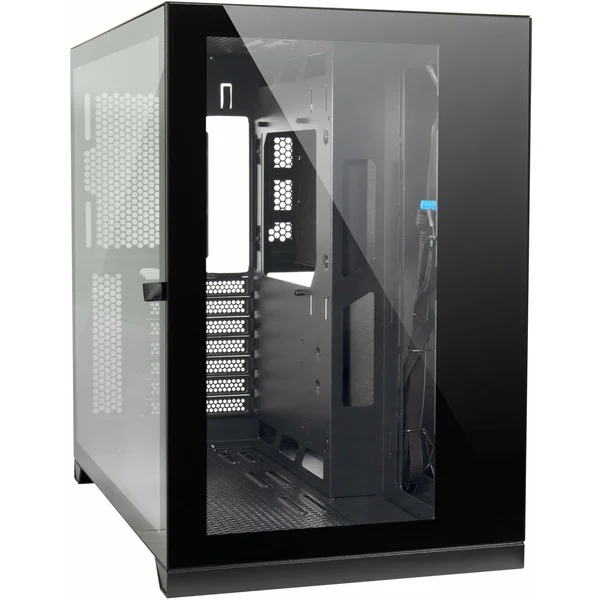 Inter-Tech C-703 Vision , Tower-Gehäuse (schwarz, Tempered Glass x 2)