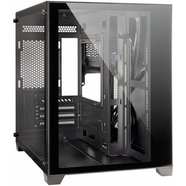 Inter-Tech C-501 Aspect , Tower-Gehäuse (schwarz, Tempered Glass x 2)