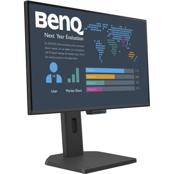 BenQ BL2490TC, LED-Monitor (60.5 cm (23.8 Zoll), schwarz, FullHD, IPS, HDMI, DP, USB-C, Free-Sync, 144Hz Panel)