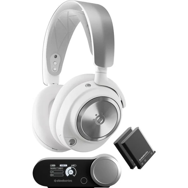 SteelSeries Arctis Nova Pro Wireless X, Gaming-Headset (weiß, ANC, USB-C, Klinke)