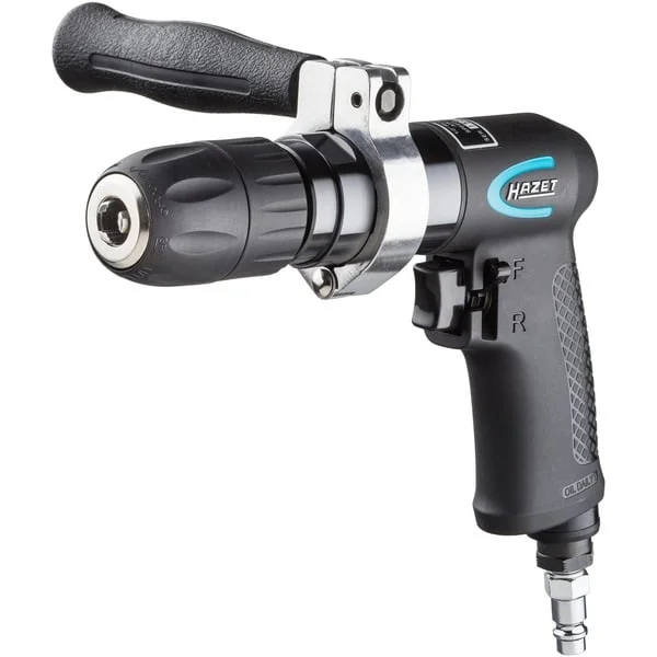 Hazet Druckluft-Bohrmaschine 9030P-1 (schwarz, Schnellspann-Bohrfutter 1 - 13mm)