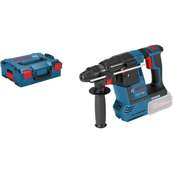 Bosch Professional Akku-Bohrhammer GBH 18V-26 Professional, 18Volt (blau, ohne Akku und Ladegerät, in L-BOXX)