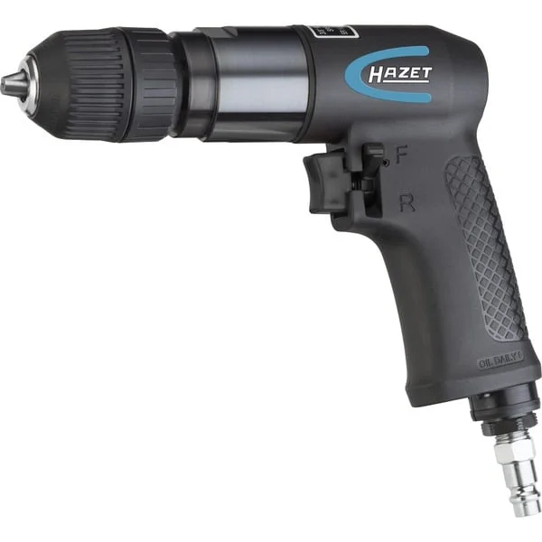 Hazet Druckluft-Bohrmaschine 9030N-1 (schwarz, Schnellspann-Bohrfutter 1 - 10mm)