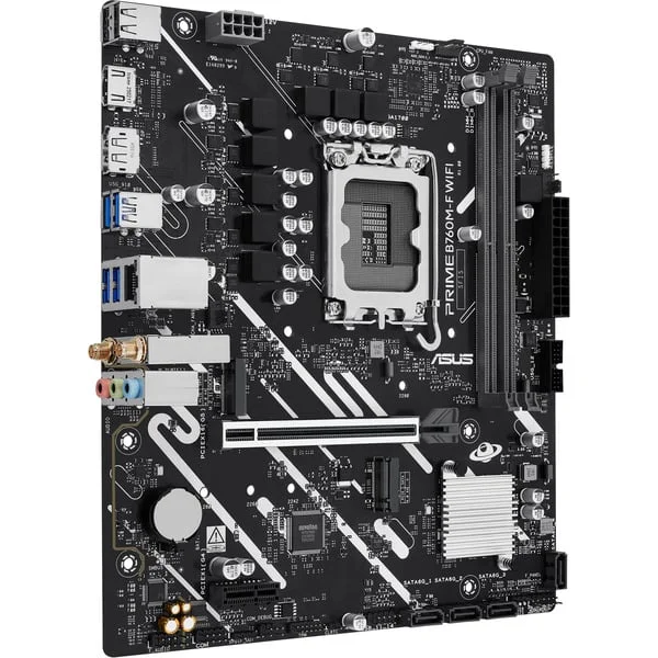 ASUS PRIME B760M-F WIFI, Mainboard (schwarz/silber)