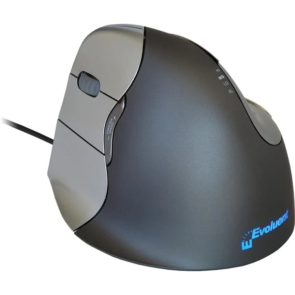 Evoluent Vertical Mouse 4 LH, Maus (schwarz/grau)