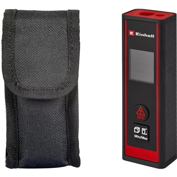 EINHELL Laser-Distanzmesser TC-LD 40 R, Entfernungsmesser (schwarz/rot, Abstände von 5 cm - 40 Meter)