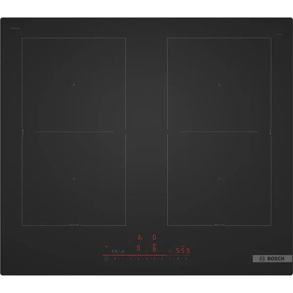 Bosch PVQ61CHB1E Serie 6, Autarkes Kochfeld (schwarz (matt), 80 cm)