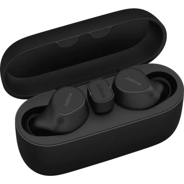Jabra Evolve2 Buds, Kopfhörer (schwarz, UC, USB-C, Bluetooth)
