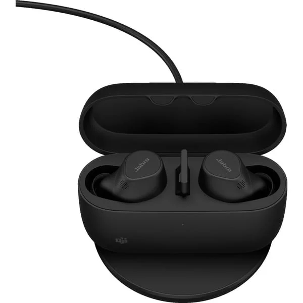 Jabra Evolve2 Buds, Kopfhörer (schwarz, MS, USB-A, Bluetooth)