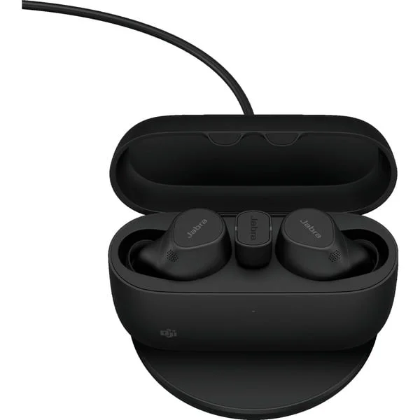 Jabra Evolve2 Buds, Kopfhörer (schwarz, MS, USB-C, Bluetooth)