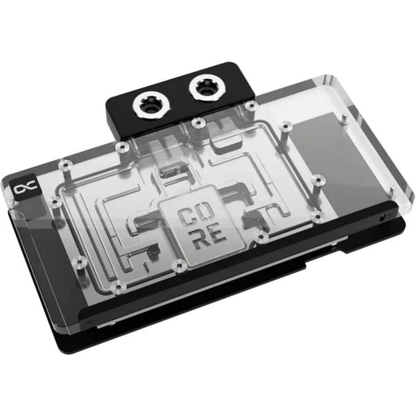 Alphacool Core RX 9070 XT Steel Legend, Wasserkühlung (transparent/chrom, inkl. Backplate)