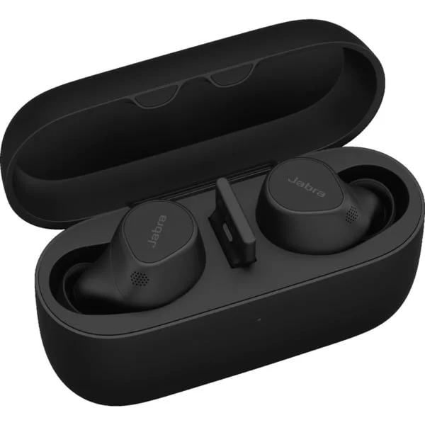 Jabra Evolve2 Buds, Kopfhörer (schwarz, UC, USB-A, Bluetooth)