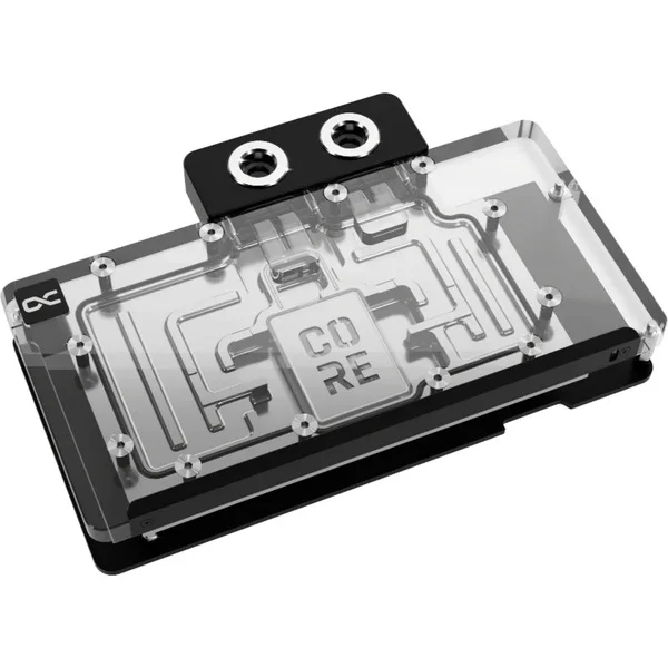 Alphacool Core RX 9070 XT Swift + Quicksilver, Wasserkühlung (transparent/chrom, inkl. Backplate)